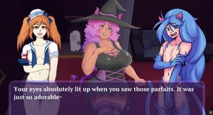 [Gameplay] Sex Or Treat [Halloween Hentai game PornPlay ] Ep.4 bisexual orgy party...