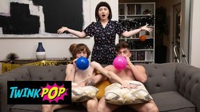 Spikey Dee Nearly Falls A Ladder So Trevor Brooks Catches Him By His Big Cock &amp; Sucks Him