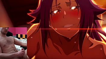 Cumming to Yoruichi X Orihime Having A Threesome With Ichigo