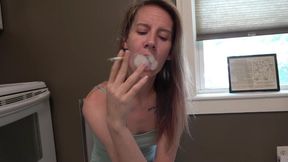Riley Snap Inhales In Her Bells