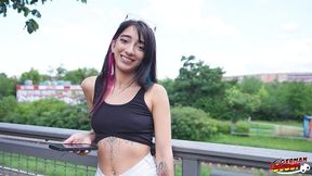 german scout - petite latina teen lunita galactica pick up for no condom casting fuck