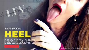 Black Leather Heel Worship Femdom Compilation - 161