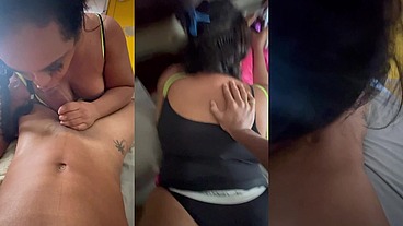 me pegou trocando de roupa e ficou excitado, reparei no tamanho da piroca dele e não resisti dei muito meu Cuzinho pra ele maior pirocao!!