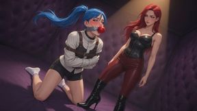 Straitjacket Stories #12: Neon Ponytail Timeout Restraint
