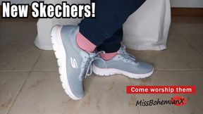 New Skechers Sneakers Tease - POV Shoe Fetish - MissBohemianX - WMV