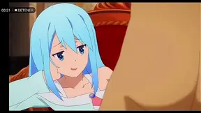 Kazuma Megumins Burning Goodbye Turns into Wild Hentai Tryst