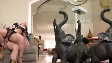 Busty Asian Shemale Beauty Ember Fiera Cheats With Handyman