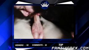 ”Bear daddy raw fucks his twink stepson & creaming his butt”