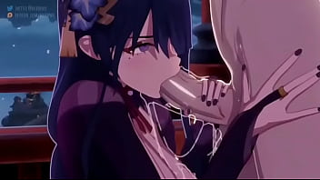 Shogun Raiden mamando verga