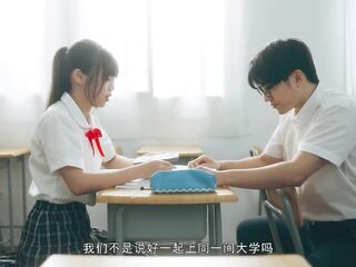 ModelMedia Asia - My girlfriend in college getting drilled by a ebony stud's massive penis