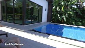 Amiee Cambridge in Alone With Step Mom - Pool Guy Warm Up (1080p)