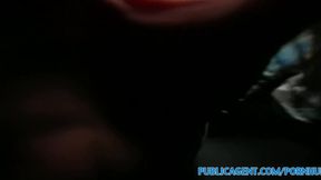 Tiny Russian doll fucked in a car
