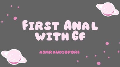 Her first raw anal lesson with sweet girlfriend ASMR audio moaning whimpering