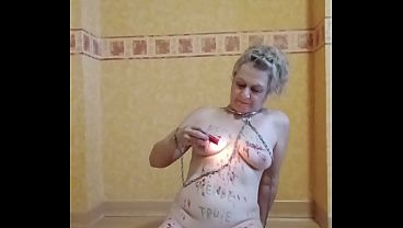 2026 08 29 Esclave F autoseance bougies tags et ceinture