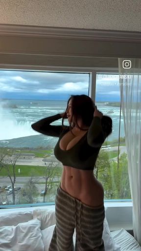 Female Onlyfans Model in Studio