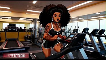 THICK AND CURVY WANDA'_S WORKDAY IN THE CITY