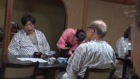 Shy waitress overwhelmed by dual remote vibes, squirting helplessly