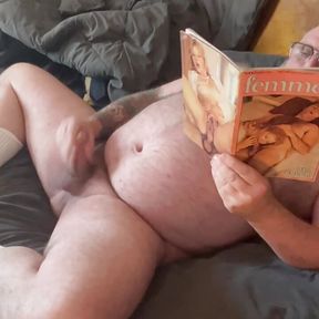 Solo jack off hairy uncut daddy bear Mortimer Pye