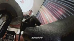 Humiliation foot slave (POV)