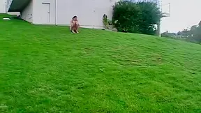 Cute little nympho wants oiled cock in her ass