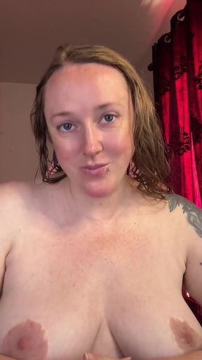Topless Tits Squeezed, Stroke and Dirty Talk JOI