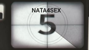 Nata4sex - Wanking in bath tub dirty talk