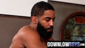 Bearded Hunk GETS CAUGHT Watching Porn By Roomate & Fucked