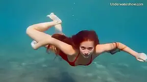 Lesbian Babes In The Pool And Redhead On Tenerife