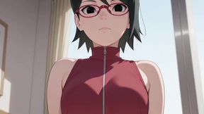 Gets Fucked by Boruto in Her Pussy and Ass! Uncensored Naruto Hentai