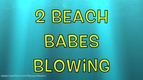 2 BEACH BABES BLOWING