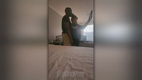 behind the scenes! hollee huntress sucks young bbc during her gaming break!!