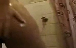 Leticia close solo in a shower