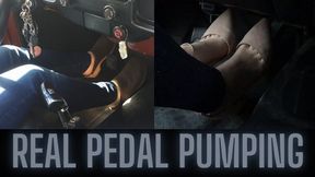 Her Real Cars Require Pumping & Revving Pedal Views