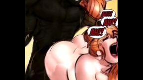 Kimberly Brix toma polla negra por el culo