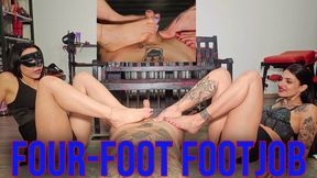 DULA & GAIA - Four-Foot Footjob