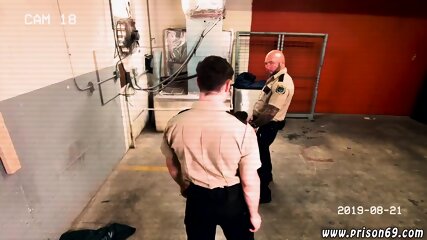 Police gay sexy cock The inmate dropped to his knees and began going at it.