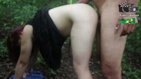 rubens badaro convida mary redqueen para fazer pov no mato.