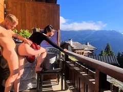 Public Flashing Gardener Gets BDSM Surprise