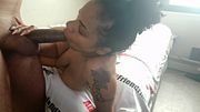 WEBCAM COUPLE Indian Blowjob Amateur Sucking On Huge Cock