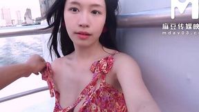 ModelMedia Asia - Big Tittied Sluts Exposing Their Wet Cunts Outdoors!