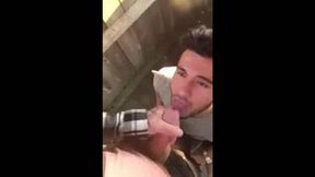 Cute Latin Hunk Sucks Big Cock and Eats Cum