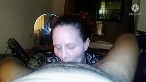 Granny Cumslut Worships Black Dick