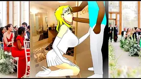 StepAunt Tempts Future Groom with Steamy Blowjob before Wedding Vows