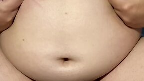 Nippleplay leads to sissygasm for plump sissy