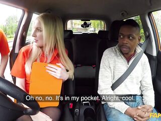 Fake Driving School - Georgie Lyall takes on a BBC in a car