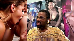 lesbian girl licking hairy teen pussy, ai generated