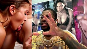 lesbian girl licking hairy teen pussy, ai generated