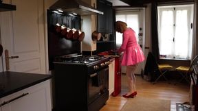 Sissy Dee Is Cooking Lady Fee Her Lunch Before Lady Fees Guest Arrives