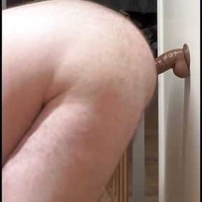 Chubby British guy dildo compilation