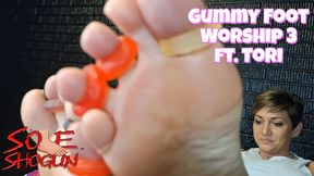 Gummy Foot Worship 3, Tori